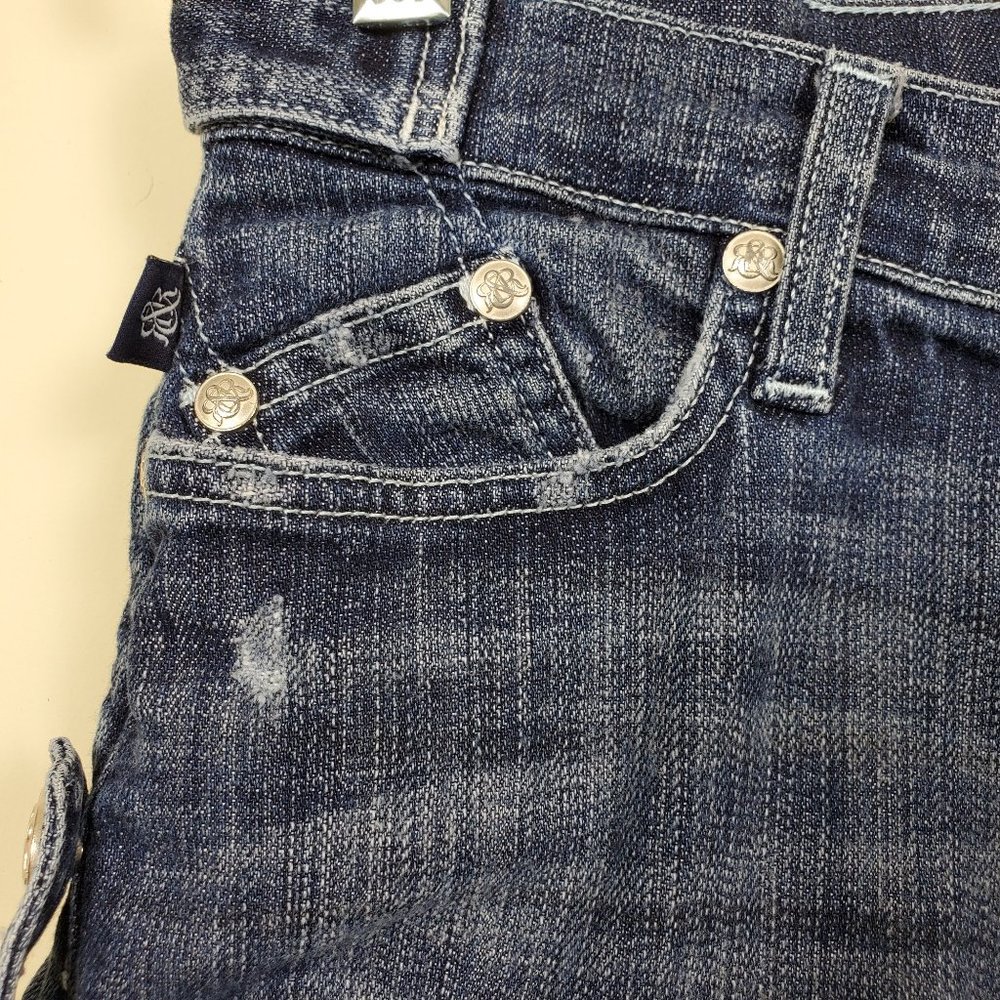 SOLD - Rock & Republic Simon Denim Shorts Size 28 - Picture 5 of 9